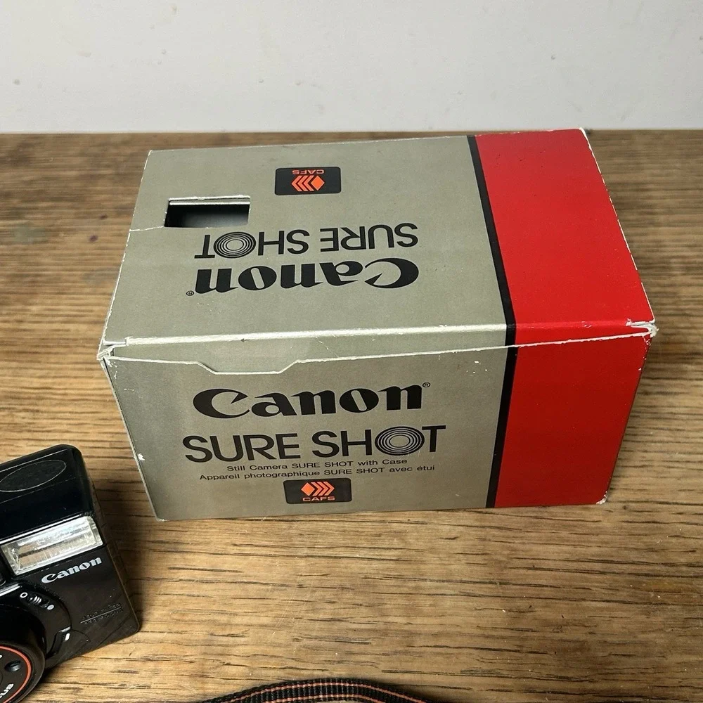 VTG Canon Sure Shot Autofocus Film Camera 38mm 1:2.8 READ